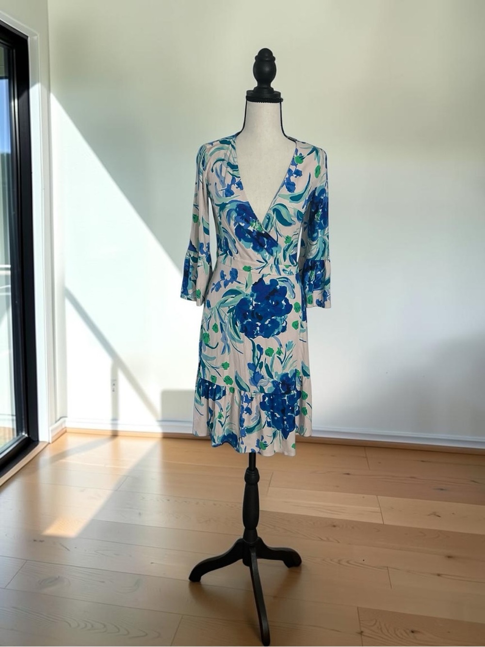 Lilly Pulitzer Misha True Wrap Dress Pink Tropics Sweet Pea Print Small